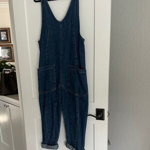 We The Free Denim Jumpsuit